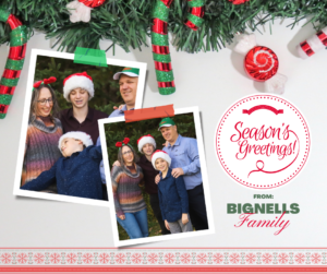Merry Christmas From The Bignells