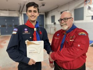 Venture Scout Recognized at Awards Ceremony